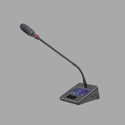 AIPHA DCS-2821CS/L1 &nbsp;5G无线网络纯数字3.5寸屏 主席话筒 &nbsp;（触摸款） 金属面板