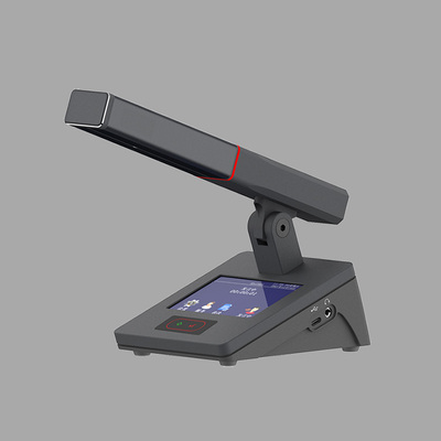 AIPHA DCS-2821CS/G9 5G无线网络纯数字4.3寸屏 主席话筒 &nbsp;（触摸款） 金属面板