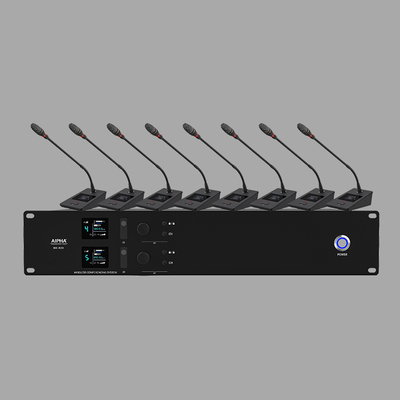 AIPHA MX-820/D7（M16）八通道无线会议鹅颈话筒